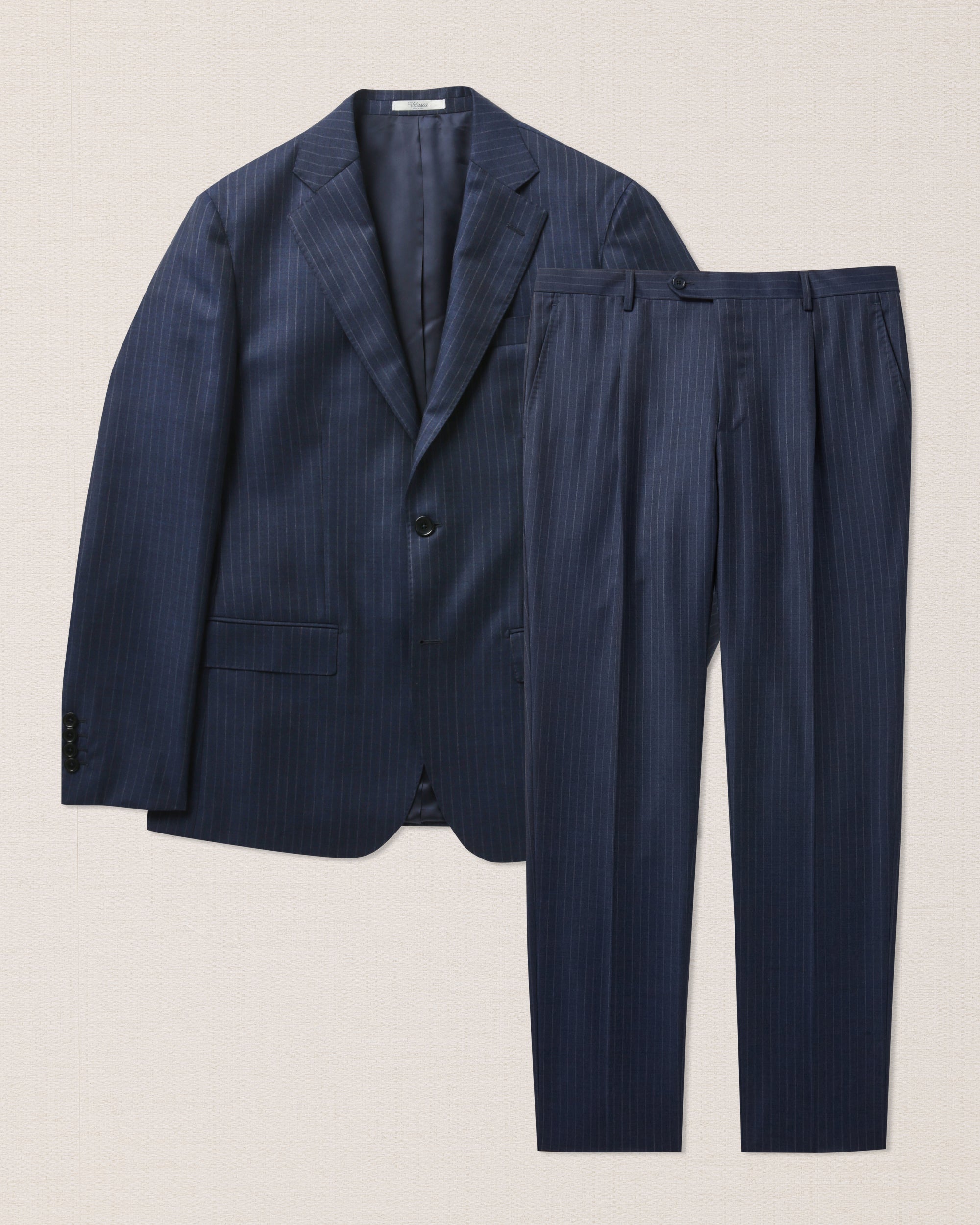 Cravatta Uomo In Seta 100% | JACQUARD Tessuta | Righe Blu Scuro E Rosse | Fatta A Mano