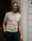 Our Ghiaccio 100% cotone Atzara t-shirt in maglia girocollo - Picture 1 - Velasca