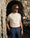 Our Panna 100% cotone Atzara t-shirt in maglia girocollo - Picture 1 - Velasca