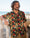 Our Fantasia hawaiana con fondo blu scuro 96% lyocell 4% lino Bova camicia hawaiana - Picture 1 - Velasca