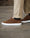 Our Marrone tabacco pelle di vitello scamosciata Baccioch sneakers - Picture 2 - Velasca