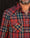 Our Fantasia scozzese rosso, blu, bianco e giallo 100% cotone Cormons camicia texana - Picture 2 - Velasca