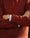 Our Arancione scuro 50% lana di yak 50% lana di alpaca Portobuffolè maglione girocollo - Picture 3 - Velasca