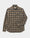 Our Fantasia scozzese verde militare, grigio, panna flanella 100% cotone Chiusa camicia country - Picture 4 - Velasca