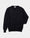 Our Blu scuro 100% cotone Colletta maglione girocollo - Picture 4 - Velasca