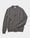 Our Melange grigio 100% lana shetland Cordovado cardigan - Picture 4 - Velasca