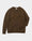 Our Verde militare bottonato 100% lana merino Suvereto maglione girocollo - Picture 4 - Velasca