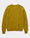 Our Giallo senape 100% lana shetland Mezzano maglione girocollo - Picture 5 - Velasca