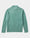 Our Verde acqua 72% lino 28% cotone Specchia polo manica lunga - Picture 5 - Velasca