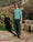 Our Verde acqua 72% lino 28% cotone Alberona maglione girocollo - Picture 7 - Velasca