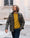 Our Giallo senape 100% lana shetland Mezzano maglione girocollo - Picture 7 - Velasca