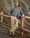Our A quadretti bianchi e blu flanella 100% cotone Venosa camicia - Picture 7 - Velasca