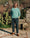 Our Verde acqua 72% lino 28% cotone Alberona maglione girocollo - Picture 11 - Velasca