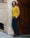 Our Giallo senape 100% lana shetland Mezzano maglione girocollo - Picture 11 - Velasca
